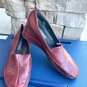 Via Spiga Leather Wedge